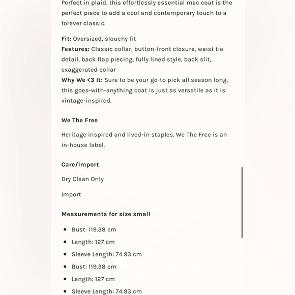 Free People Melia Mac Wool Blend Winter Coat Size M NWT - Picture 2 of 12